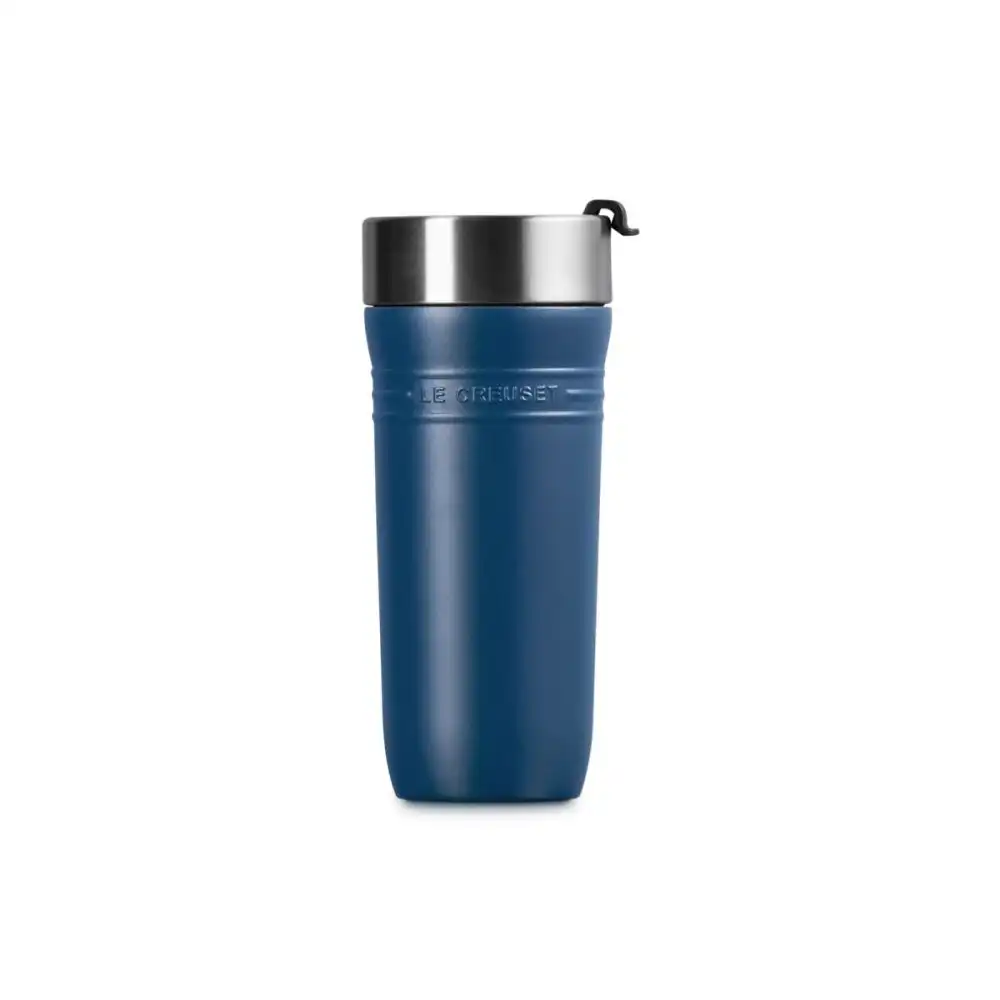 Alternative view of Le Creuset On The Go 12oz Stainless Steel Travel Mug | Deep Teal