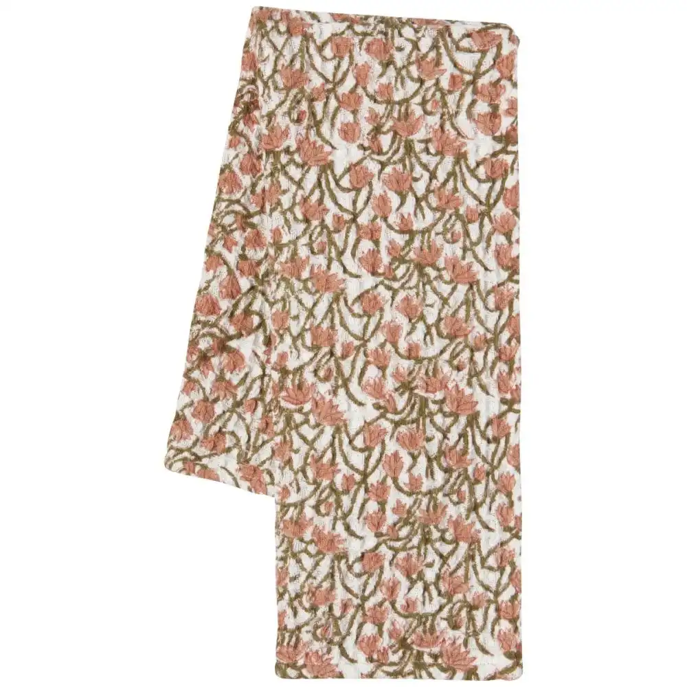 Alternative view of Danica Heirloom Block Print Dishtowel | Thrive