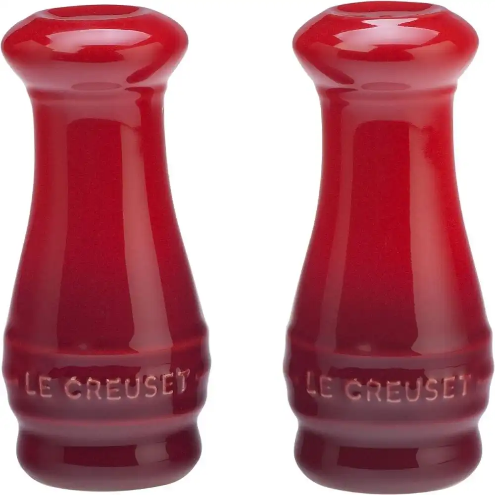 Le Creuset 2-Piece Salt & Pepper Shakers | Cerise/Cherry Red