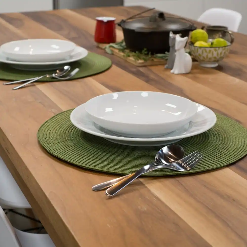Alternative view of Now Designs by Danica 15" Disko Placemat | Fir