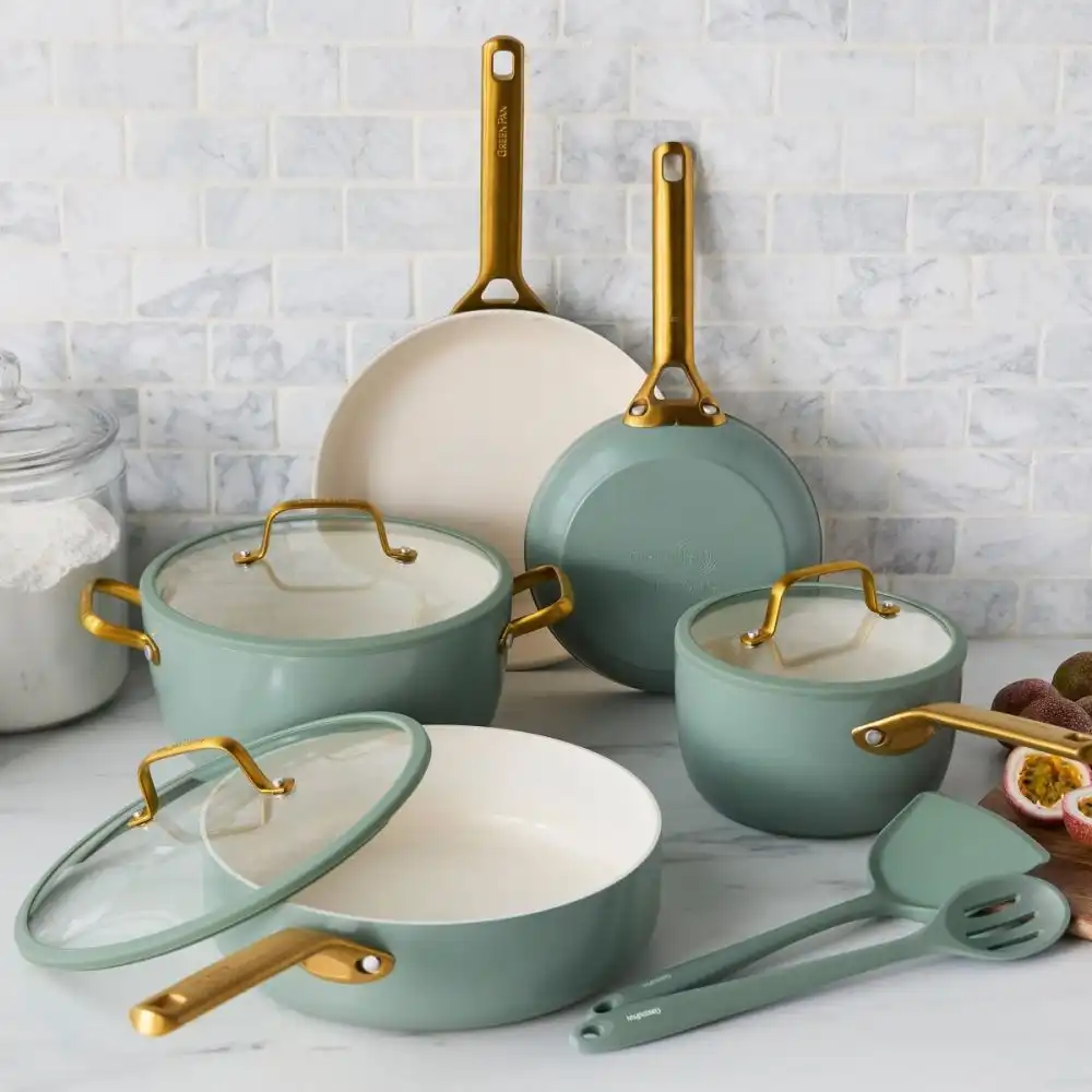 Alternative view of GreenPan Reserve Pro 10-Piece Cookware Set | Moss