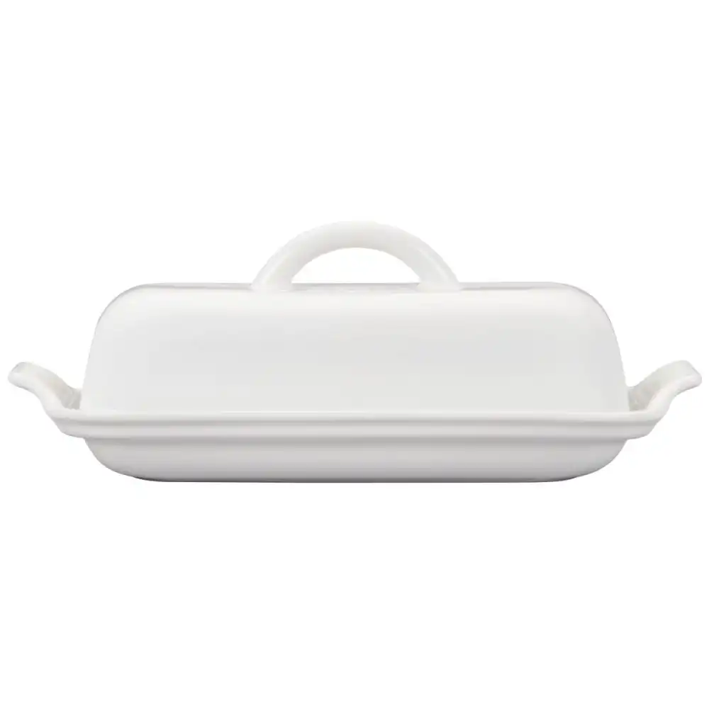 Alternative view of Le Creuset Heritage Butter Dish | White