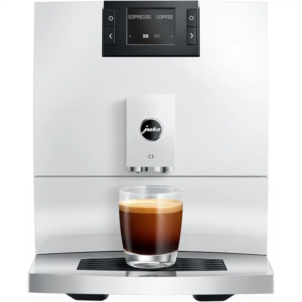 Alternative view of Jura C3 Automatic Coffee Machine | Piano White