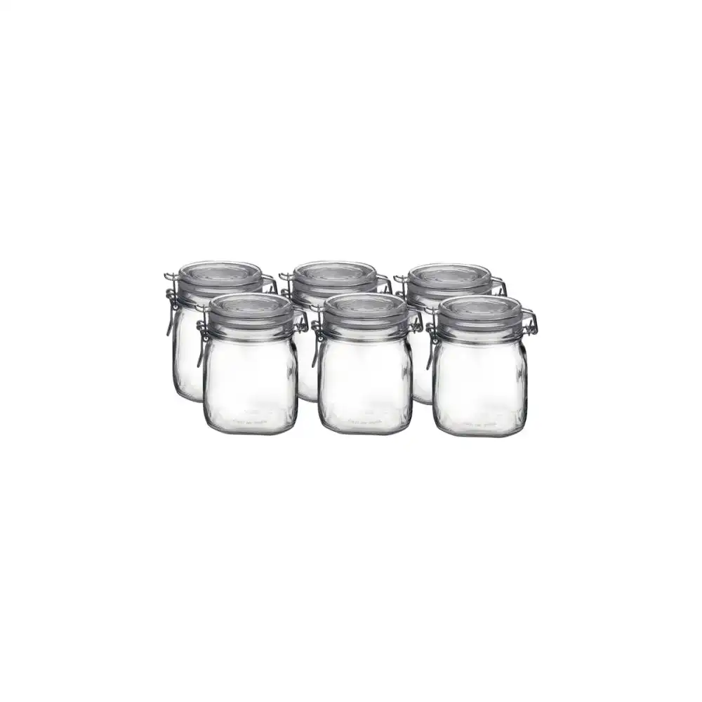 Bormioli Rocco Fido Swing Top Canning Jars (Set of 6) | 25.25oz (0.75L)
