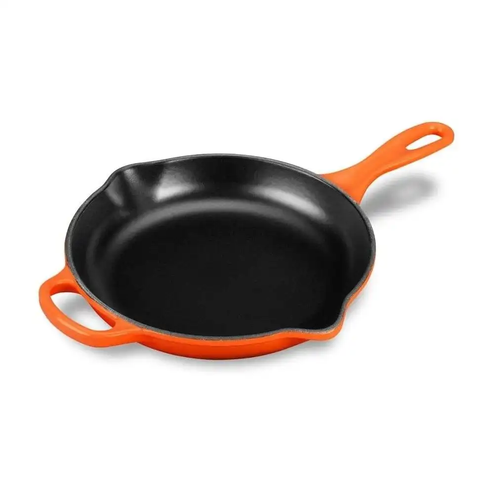 Le Creuset 9" Signature Enameled Cast Iron Skillet | Flame