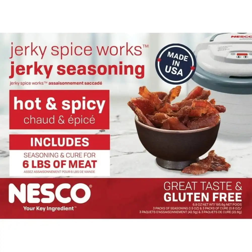 Alternative view of NESCO Jerky Seasoning | Hot & Spicy (3 Pack)