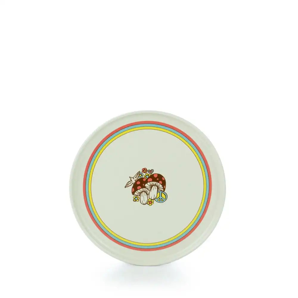 Alternative view of Everything Kitchens Modern Flat 8" Lunch Plates (Set of 4) | Peace & Love