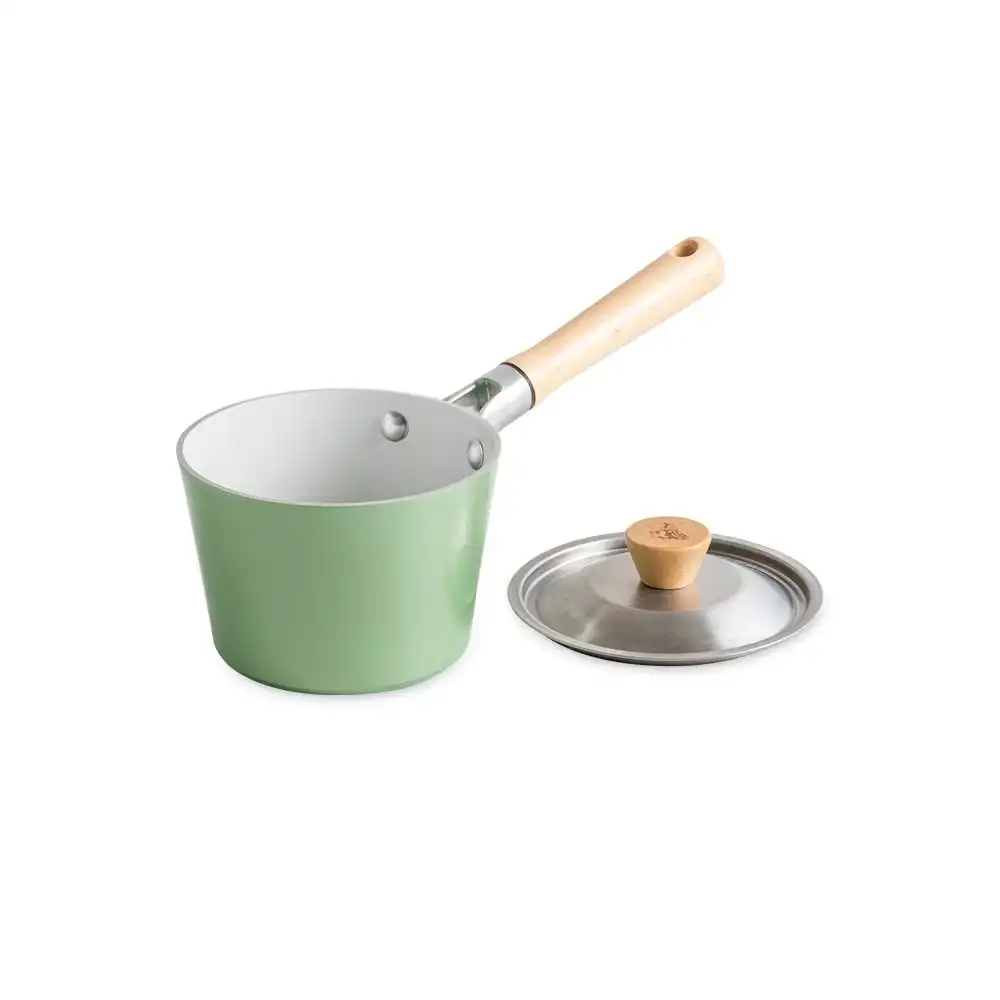 Alternative view of Nordic Ware Cardamom Ceramic Nonstick 1.5 Qt. Saucepan with Lid
