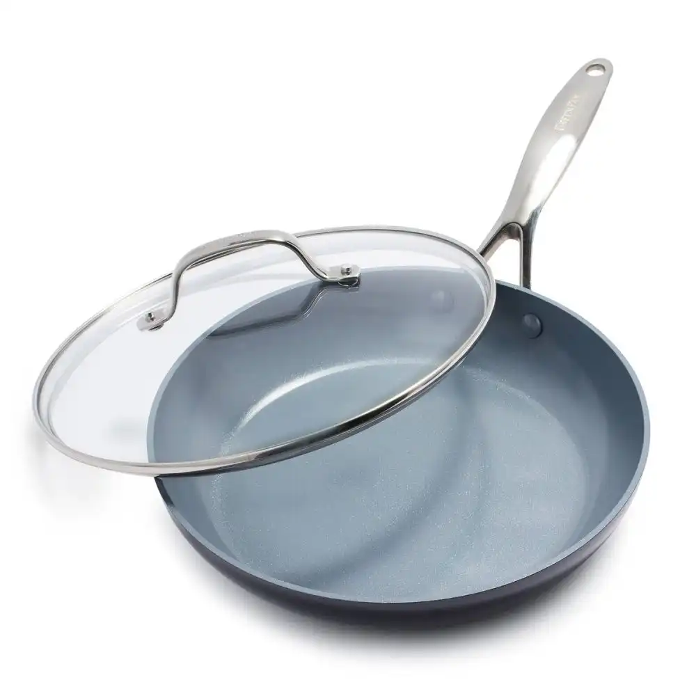 GreenPan Valencia Pro Ceramic Nonstick 10" Fry Pan with Lid
