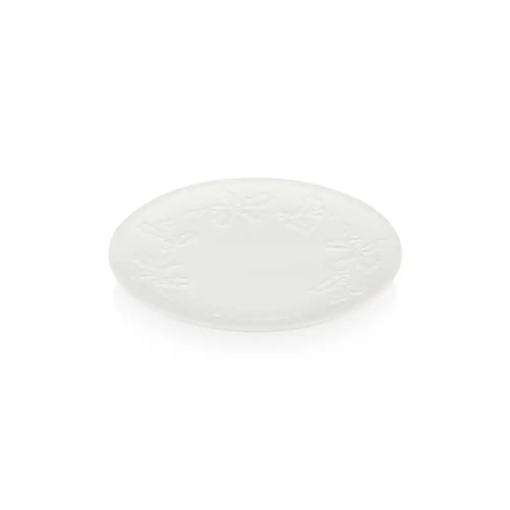 Alternative view of Le Creuset Holly Collection 7" Plate | White