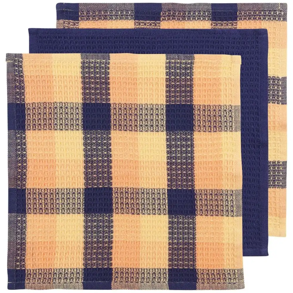 Now Designs by Danica Check Dishcloths (Set of 3) | Dusk