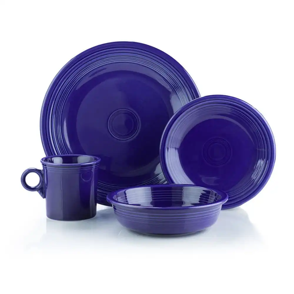 Fiesta® 4-Piece Classic Rim Place Setting | Twilight